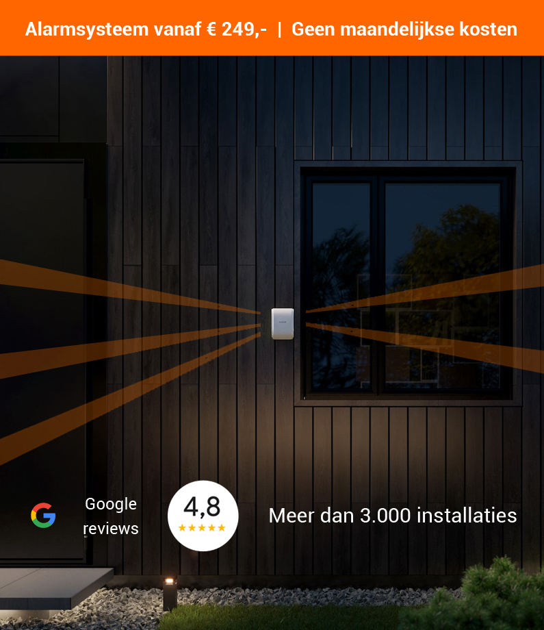 Dual Curtain Outdoor H002 MOB Installatie pakketten AJAX alarmsysteem geïnstalleerd in Spanje