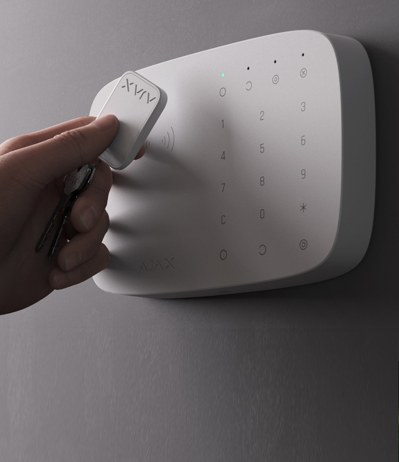 Tagreader AJAX 03 Alarm system installation Costa Blanca AJAX alarmsysteem geïnstalleerd in Spanje